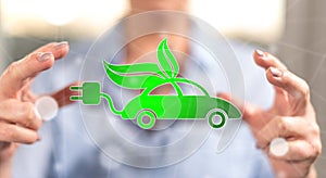 Concept of eco friendly car