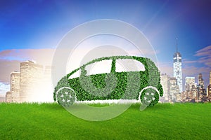 Concept of ecological electric car