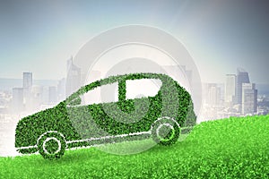 Concept of ecological electric car