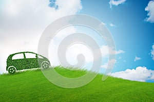 Concept of ecological electric car