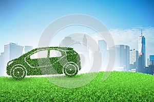 Concept of ecological electric car