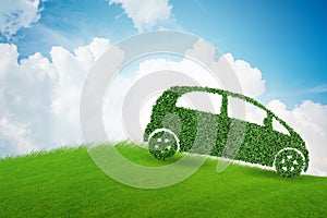 Concept of ecological electric car