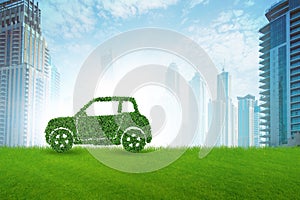 Concept of ecological electric car