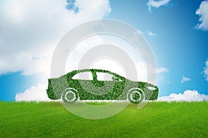 Concept of ecological electric car