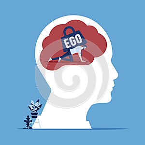 The concept of the ego as a habit interfering with a full life