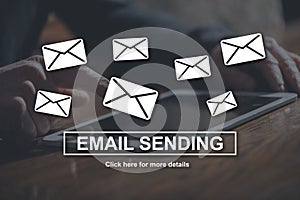 Concept of email sending