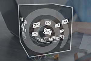 Concept of email sending