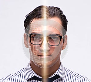 Concept of face recognition software and hardware