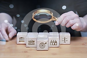 Concept of finding solutions to legal issues