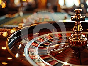 The concept of games of chance. Online casino gaming : roulette, cards, betting, chips, dice a world of chance and