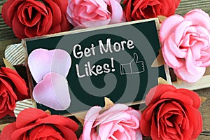 Concept of get more likes