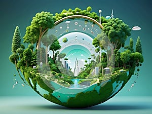 A concept of green planet