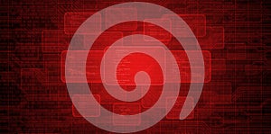 Abstract background with binary code. Hackers, darknet, virtual reality and science fiction concept.