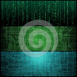 Concept of Hacker Attack, Virus Infected Software, Dark Web and Cyber Security. Abstract Digital Background With