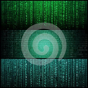 Concept of Hacker Attack, Virus Infected Software, Dark Web and Cyber Security. Abstract Digital Background With