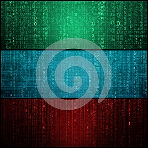 Concept of Hacker Attack, Virus Infected Software, Dark Web and Cyber Security. Abstract Digital Background With