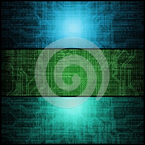 Concept of Hacker Attack, Virus Infected Software, Dark Web and Cyber Security. Abstract Digital Background With