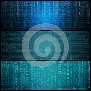 Concept of Hacker Attack, Virus Infected Software, Dark Web and Cyber Security. Abstract Digital Background With