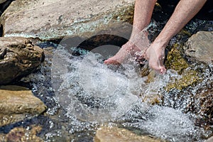 Concept of hardening and healing with the help of water procedures