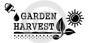 Concept harvest symbol