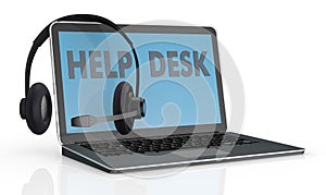 Concept of help desk service