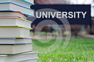 Concept of higher education photo