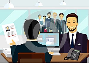 Concept of Hiring Recruiting Interview