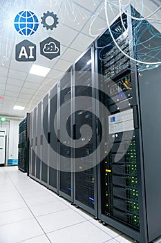 Business online data security with AI and advanced technology