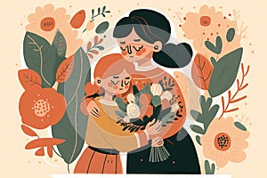 Concept Illustration for Mothers Day