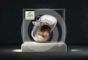 Tin can and element tin