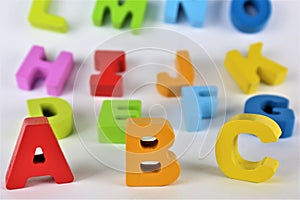 An concept Image of abc letters, pre School, toy, Alphabet photo