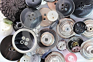 An concept Image of Buttons - clothes