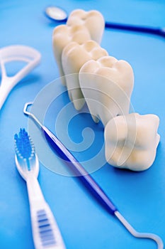 concept image of dental background.