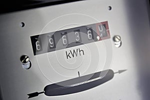 An concept Image of a electricty Counter - Energie photo