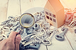 Concept image of a home inspection.