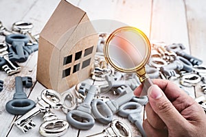 Concept image of a home inspection.