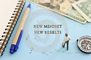 Concept image of man thinking about solving a problem and looking for a right way