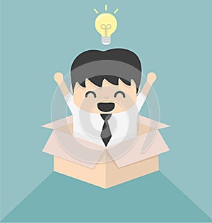 Concept image outside the box