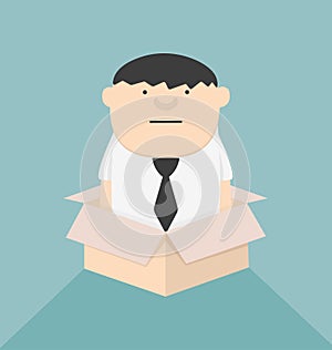 Concept image outside the box