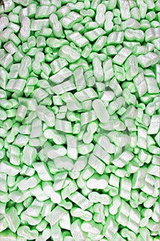 An concept image of packing material, styrofoam