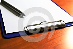 An concept Image of a ring book - binder, macro - with copy space