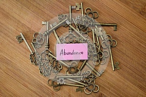 Keys to abundance photo