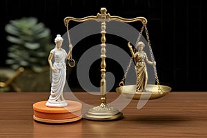 Concept of Justice Depicted by Balance Scales