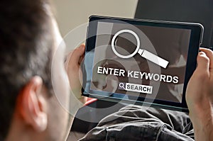 Concept of keywords search