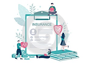 The Concept Of Life Insurance Can Be Used as Healthcare, Finance, Medical Services, Social Benefits, Emergency Risks, And Pension