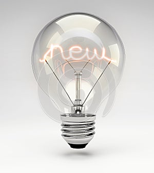 Concept Light Bulb - New