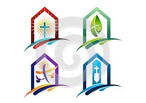 The concept of logos houses of worship to christianity