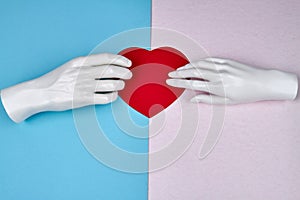 Concept of love and devotion.