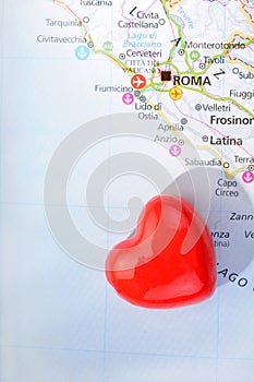 Concept love of Roma