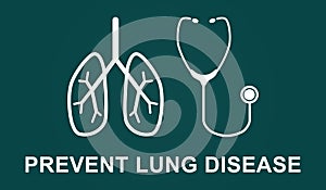 Concept of lung disease prevention